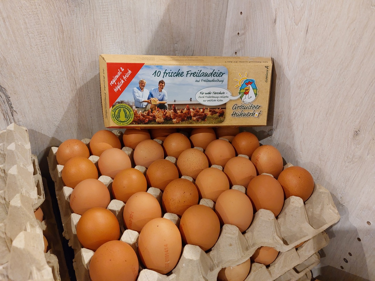 Frische Eier aus der Region